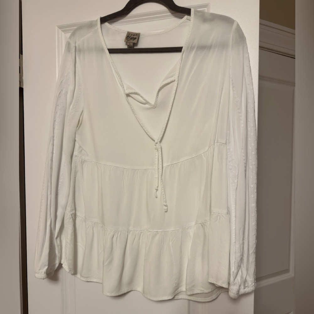 Como Vintage Peasant Top